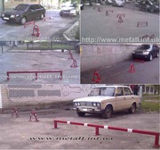 Разделительные ограждения,  отбойники. 